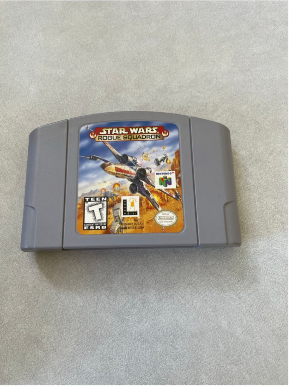 AUTHENTIC Star Wars Rogue Squadron Nintendo 64 N64 TESTED GAME ONLY